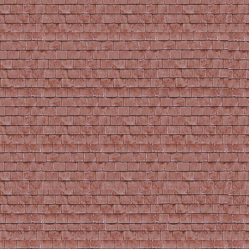 RED TILES Self Adhesive Building Papers OO 1:76 Art Printers BM063