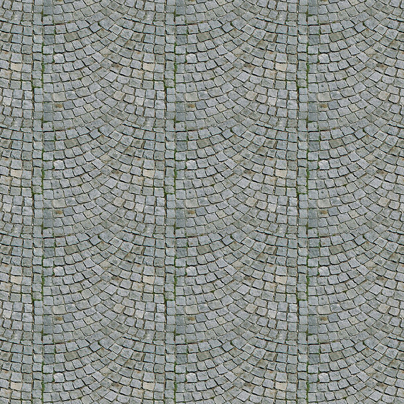 CURVED COBBLES Self Adhesive Building Papers OO 1:76 Art Printers BM070