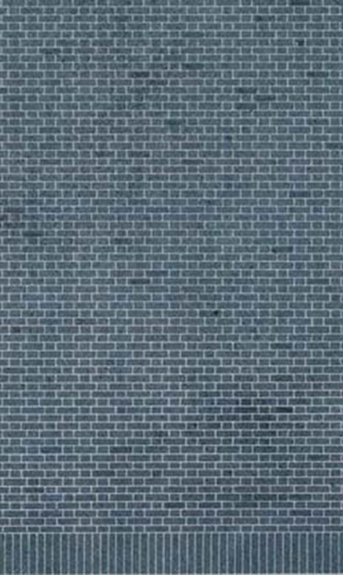 Building Paper ENGINEERS BLUE BRICK D3 1:72 OO/HO gauge Pack 6 D03 SuperQuick
