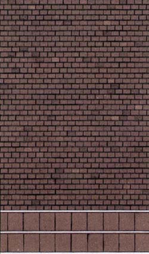 Building Paper RED TILE BRICK D4 1:72 scale OO/HO gauge Pack 6 D04 SuperQuick