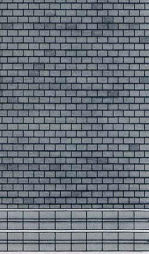 Building Paper GREY SLATE BRICK D5 1:72 scale OO/HO gauge Pack 6 D05 SuperQuick