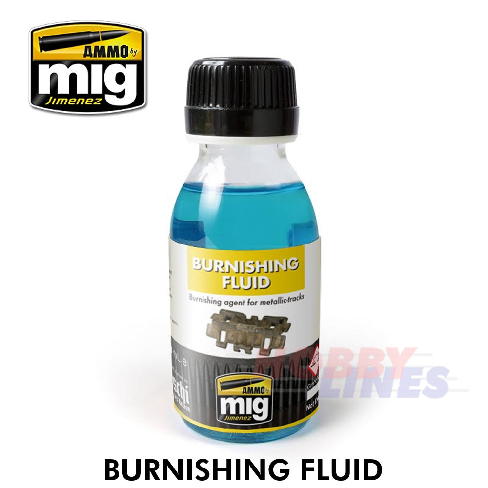 Metal Tracks BURNISHING FLUID Burnishing Agent AMMO Mig Jimenez Mig2020