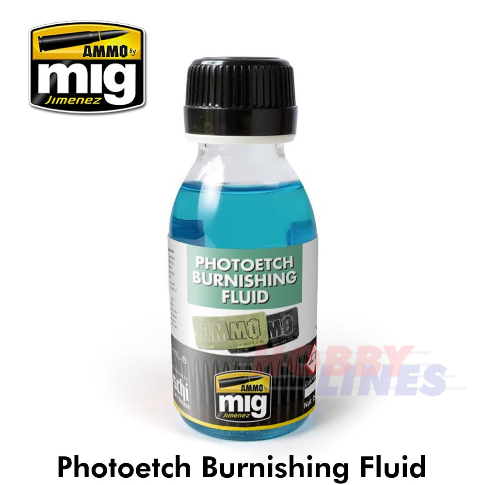 PHOTOETCH BURNISHING FLUID Burnishing Agent AMMO Mig Jimenez Mig2021