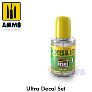 ULTRA DECAL SET / FIX  High Quality Decal Solution AMMO Mig Jimenez MIG2029/30