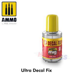ULTRA DECAL SET / FIX  High Quality Decal Solution AMMO Mig Jimenez MIG2029/30