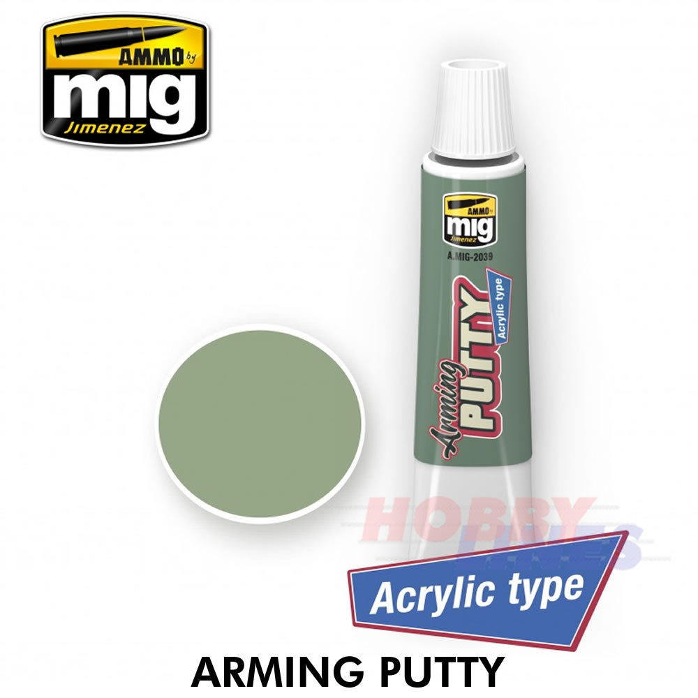 ARMING PUTTY Acrylic Type & Classic Cover Joints & Defects AMMO By Mig Jimenez