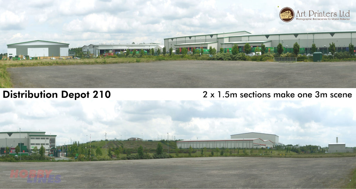 DISTRIBUTION DEPOT 210 OO ID Backscenes Art printers Std/Premium 15"