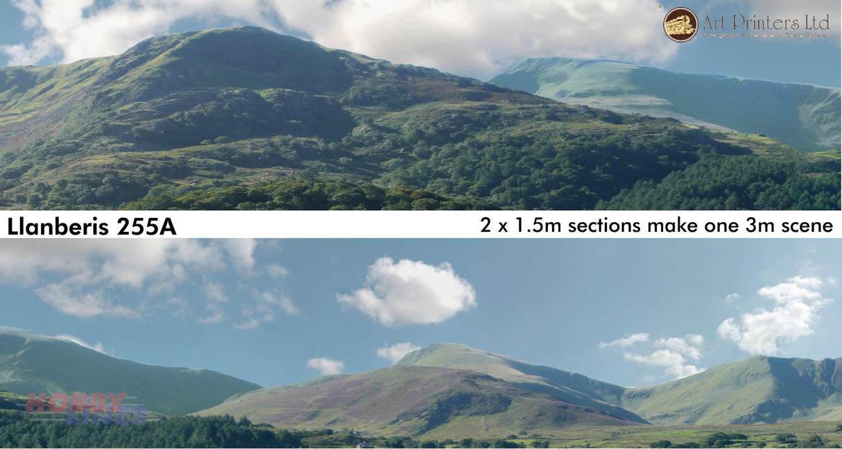 LLANBERIS Pack A 255A OO ID Backscenes Art printers Std/Premium 15"