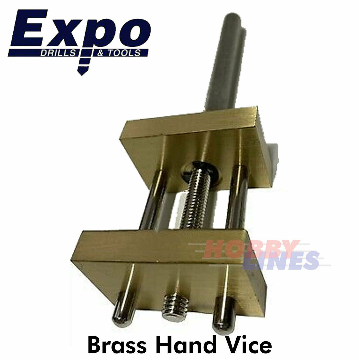 PRECISION BRASS HAND VICE polished steel guides Parallel jaws Professional tool
