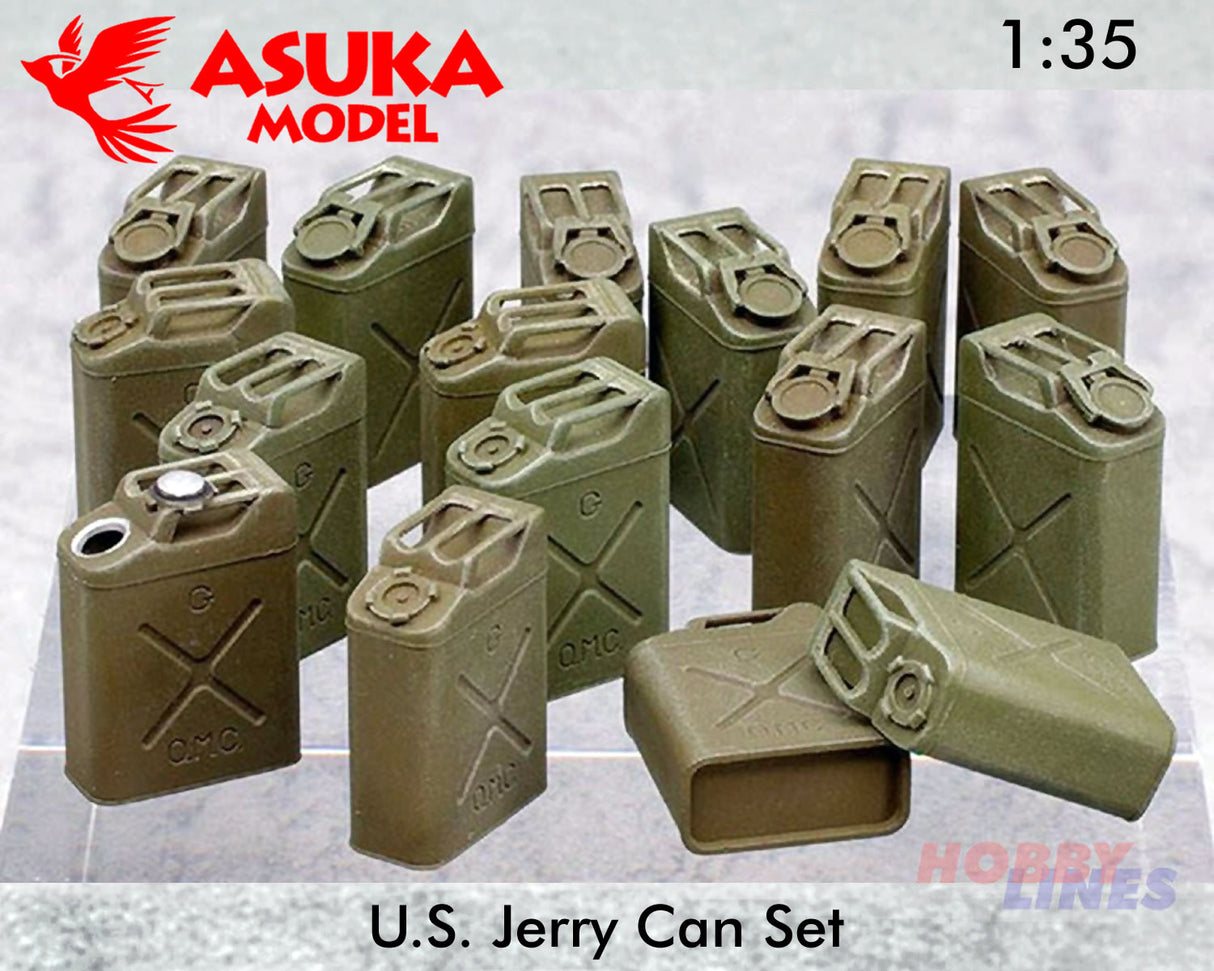 U.S. JERRY CAN SET kit WWII Tasca Asuka 1:35 35L14