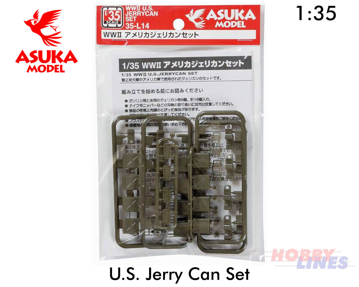 U.S. JERRY CAN SET kit WWII Tasca Asuka 1:35 35L14