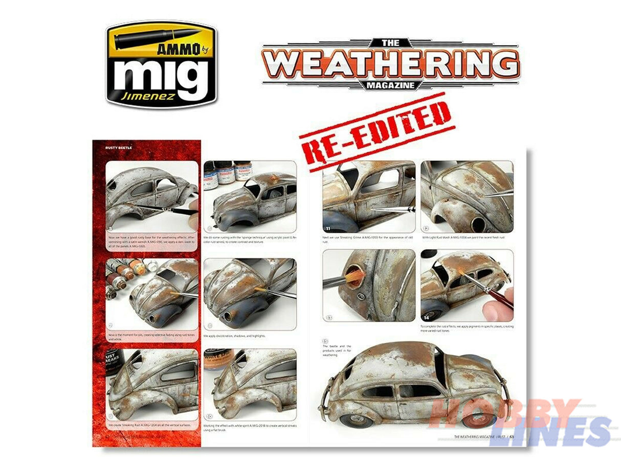 The Weathering Magazine Issue 1 RUST paint guide AMMO By Mig Jimenez MIG4500