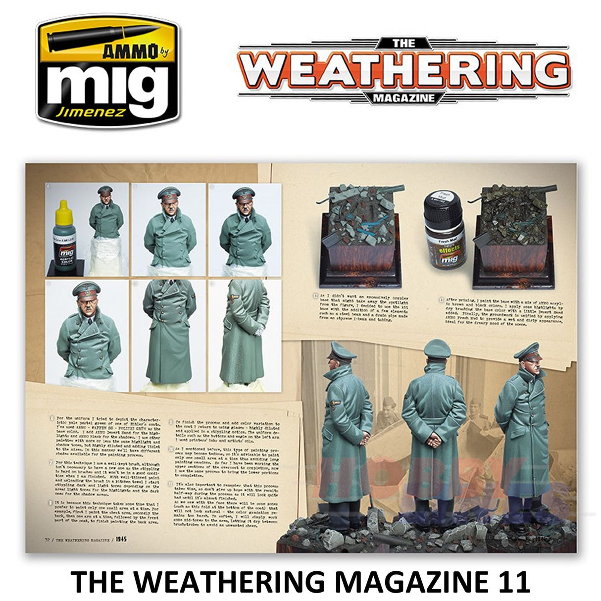The Weathering Magazine Issue 11 1945 guide AMMO By Mig Jimenez MIG4510
