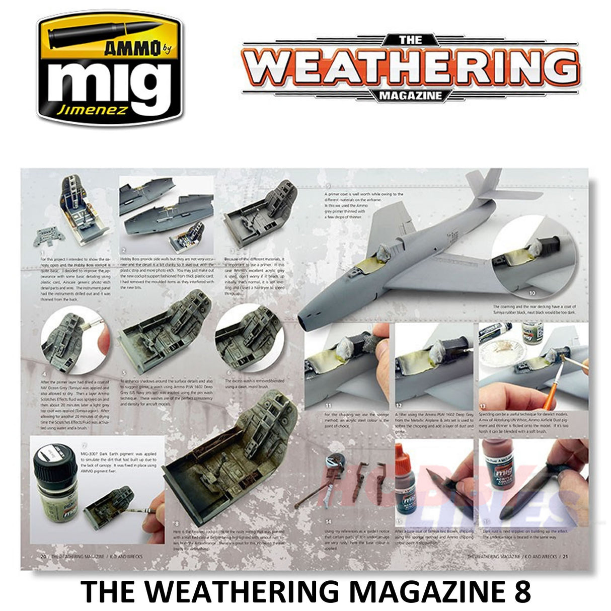 The Weathering Magazine Issue 9 K.O. & WRECKS guide AMMO By Mig Jimenez MIG4508