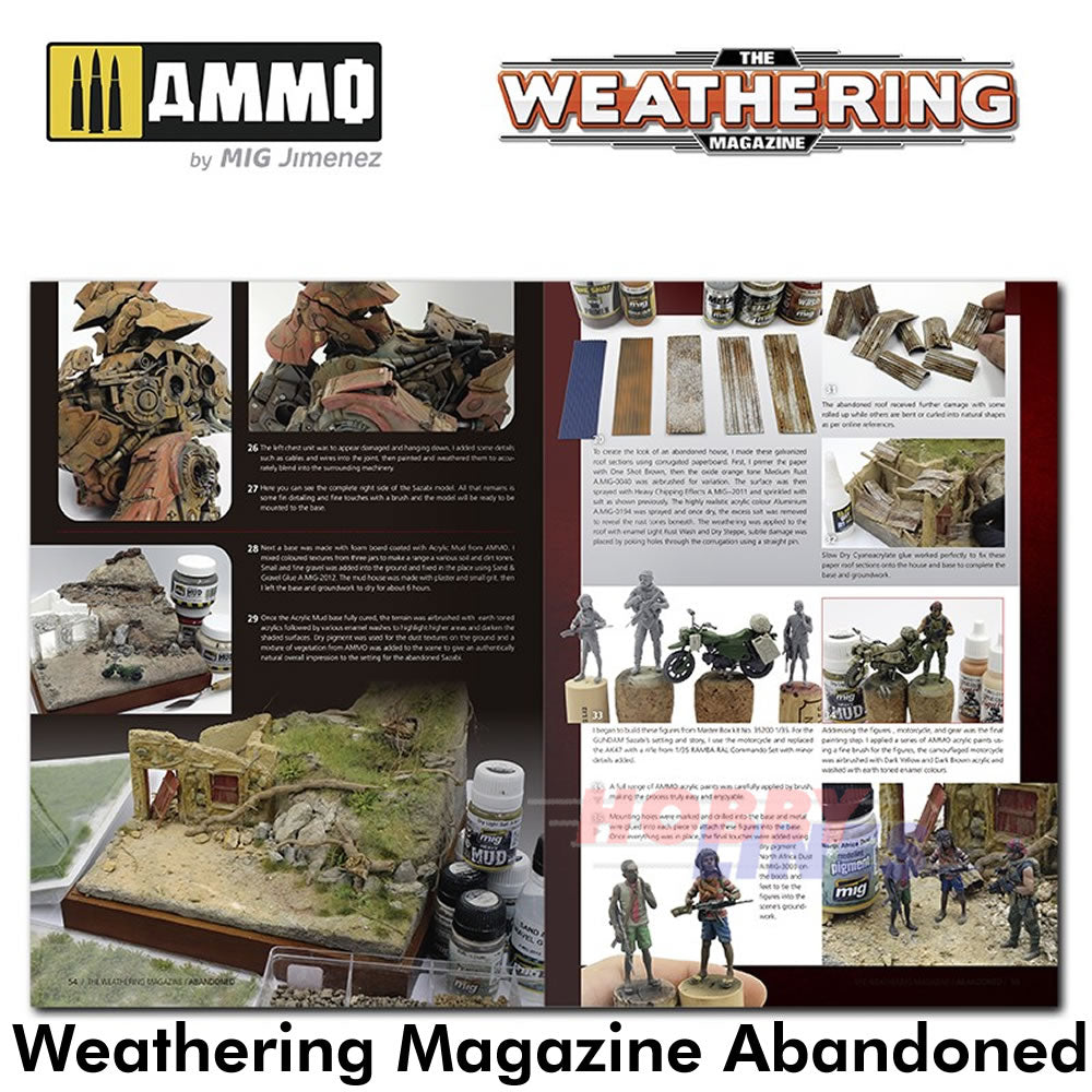 THE WEATHERING MAGAZINE- Issue 18 Abandoned | Ammo by Mig MIG4529