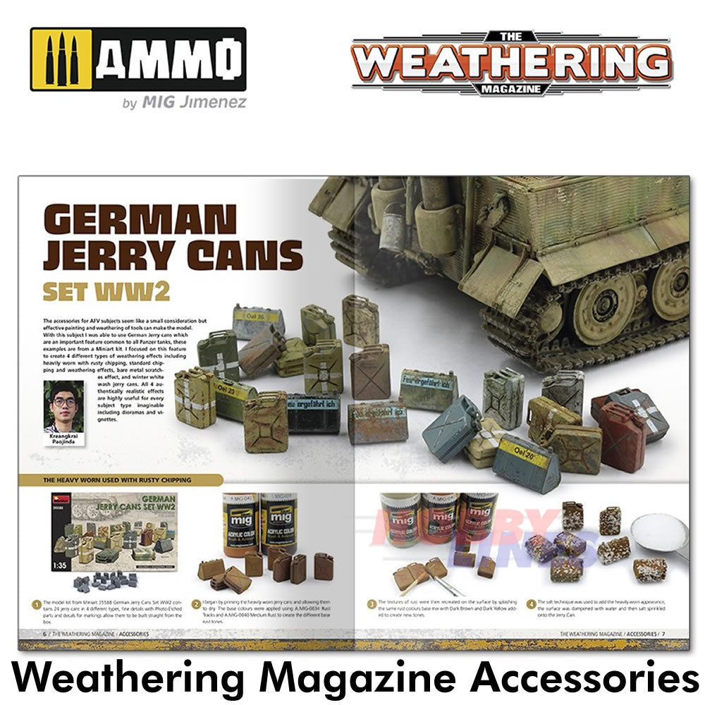 The Weathering Magazine Issue 32 Accessories Paperback Book Ammo by Mig MIG4531