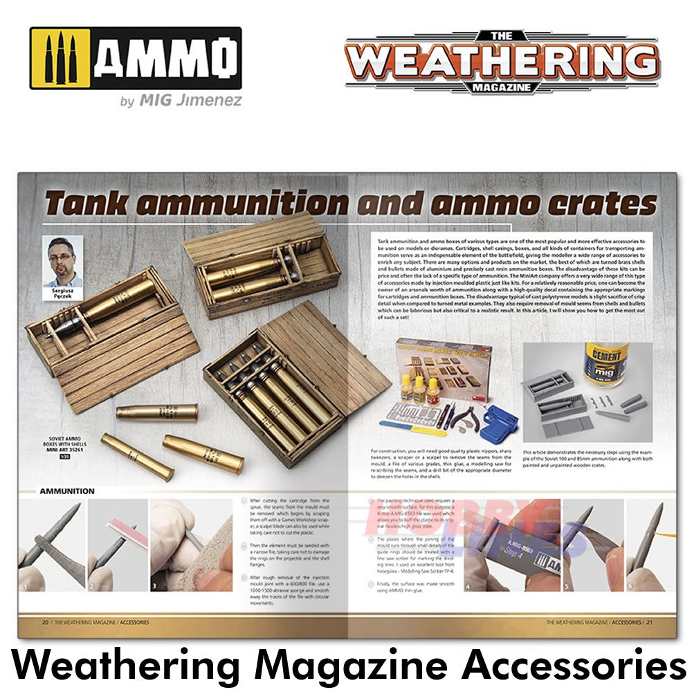 The Weathering Magazine Issue 32 Accessories Paperback Book Ammo by Mig MIG4531