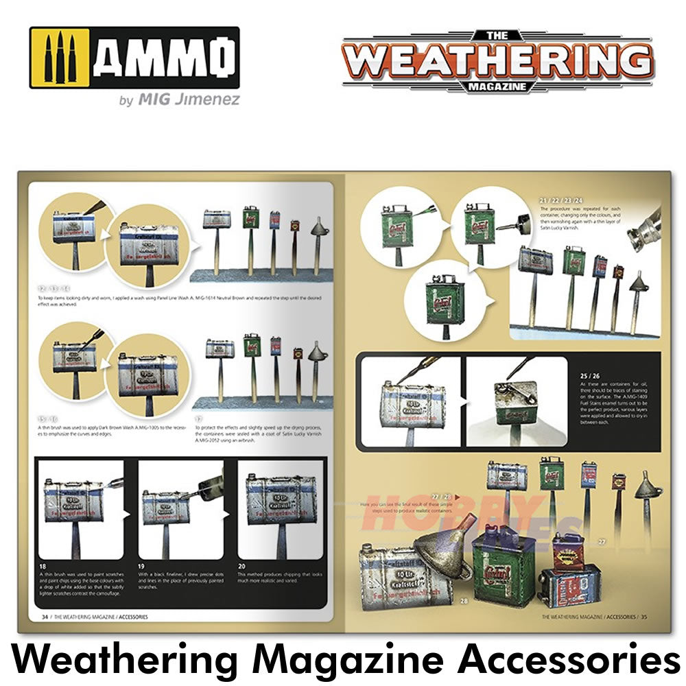The Weathering Magazine Issue 32 Accessories Paperback Book Ammo by Mig MIG4531