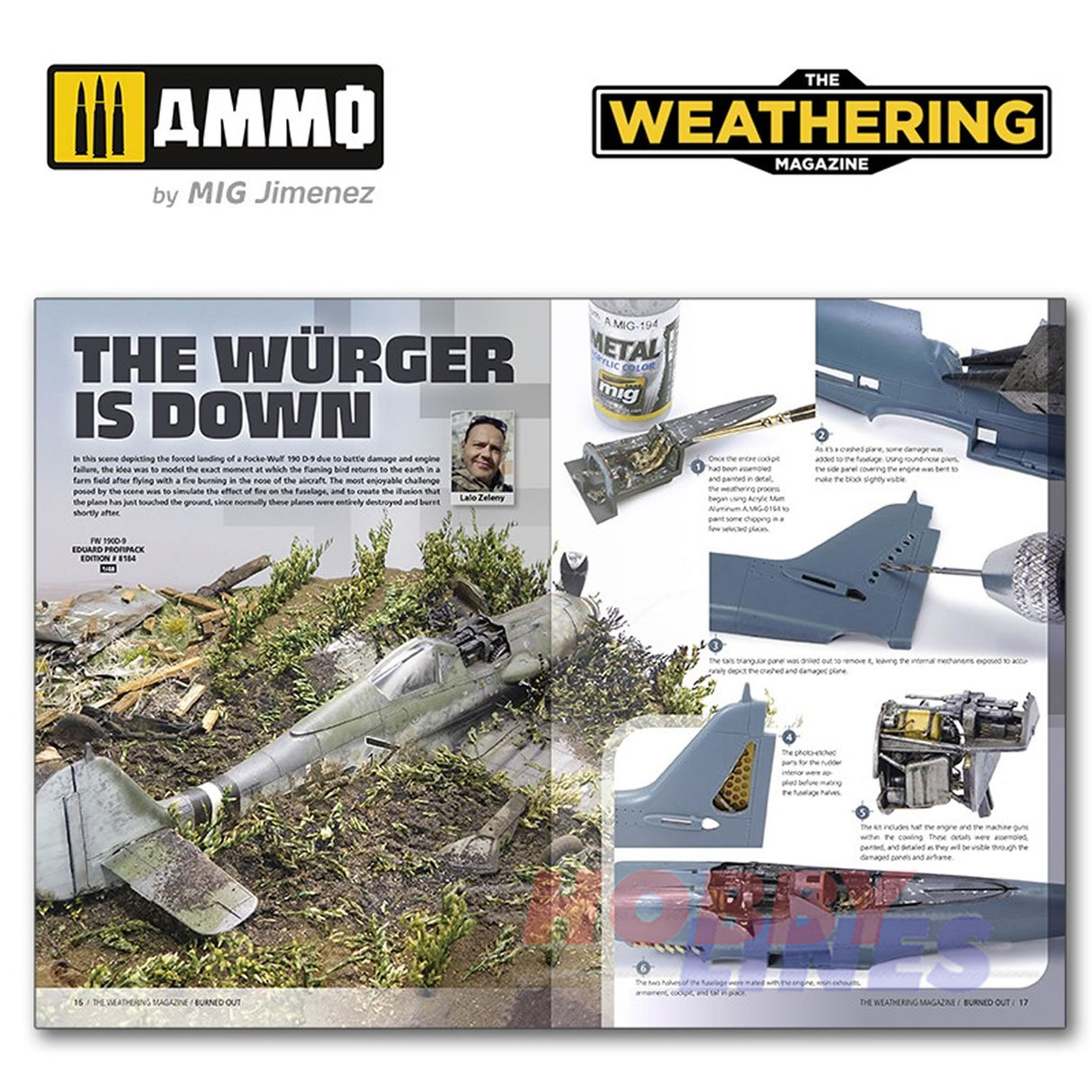 The Weathering Magazine Issue 33 BURNED OUT Paperback Book Ammo by Mig MIG4532