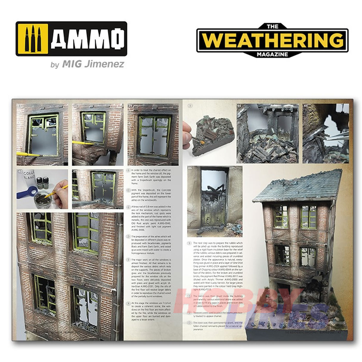 The Weathering Magazine Issue 33 BURNED OUT Paperback Book Ammo by Mig MIG4532