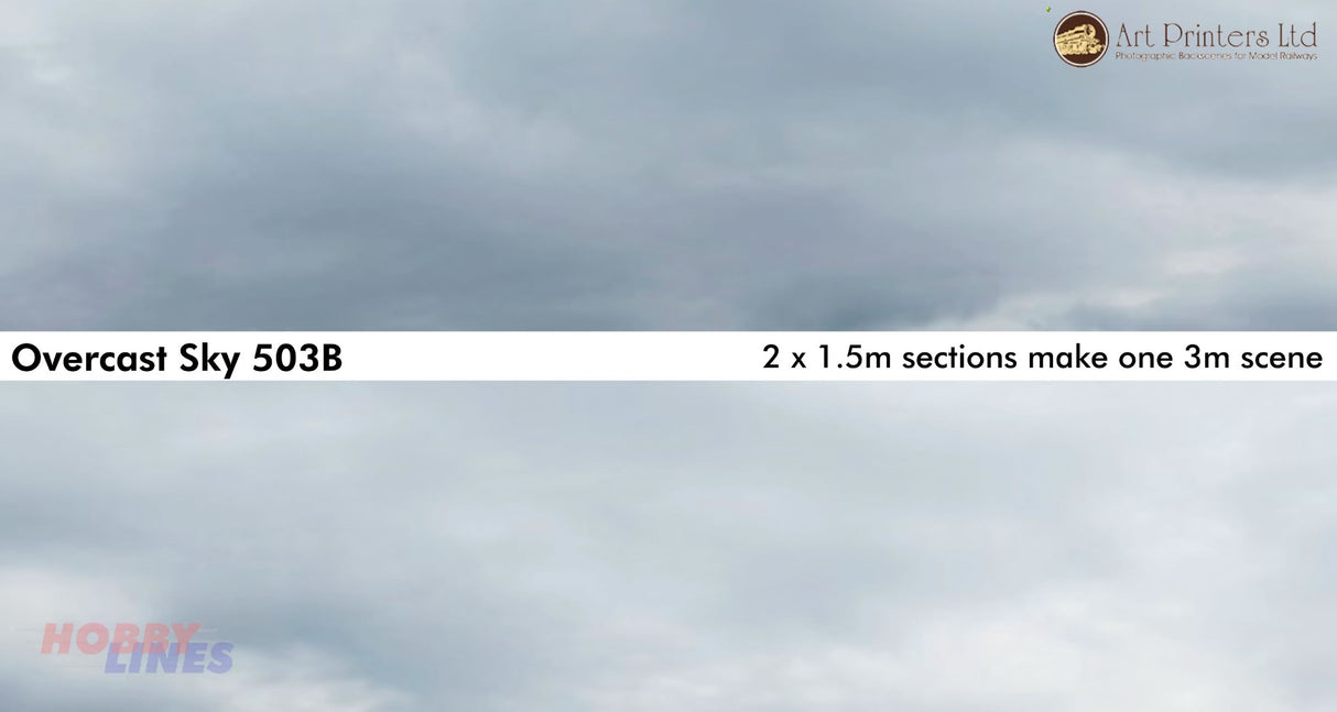 OVERCAST SKY Pack B 503B OO ID Backscenes Art printers Std/Premium 15"