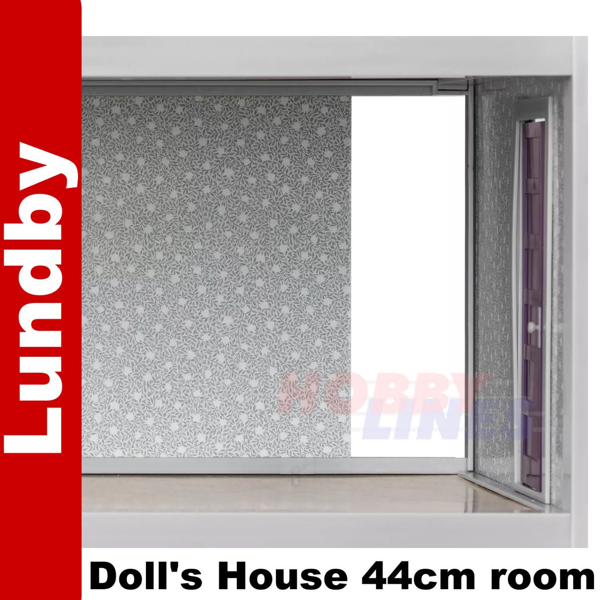 ROOM 44cm modular unit versatile Dolls House 1:18th scale LUNDBY Sweden