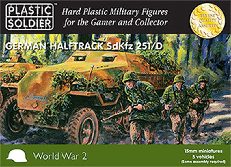 Plastic Soldier 15mm WW2V15007 SDKFZ 251 AUSF D Half Track WW2