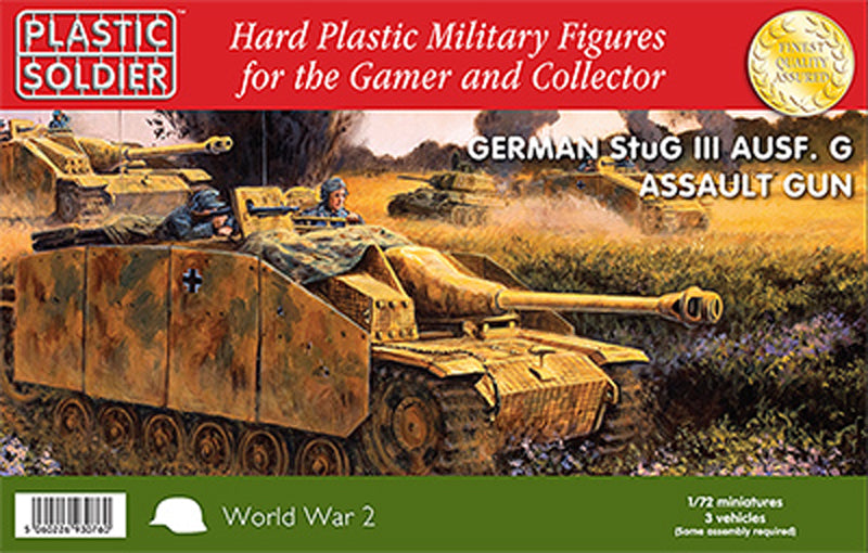 Plastic Soldier 15mm WW2V15005 German STUG III F8/G Assault Gun WW2