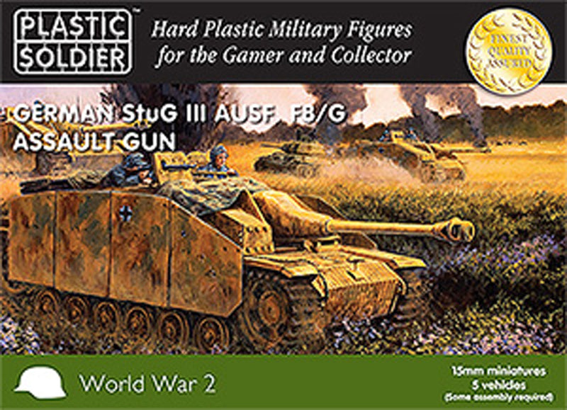 Plastic Soldier 15mm WW2V15005 German STUG III F8/G Assault Gun WW2