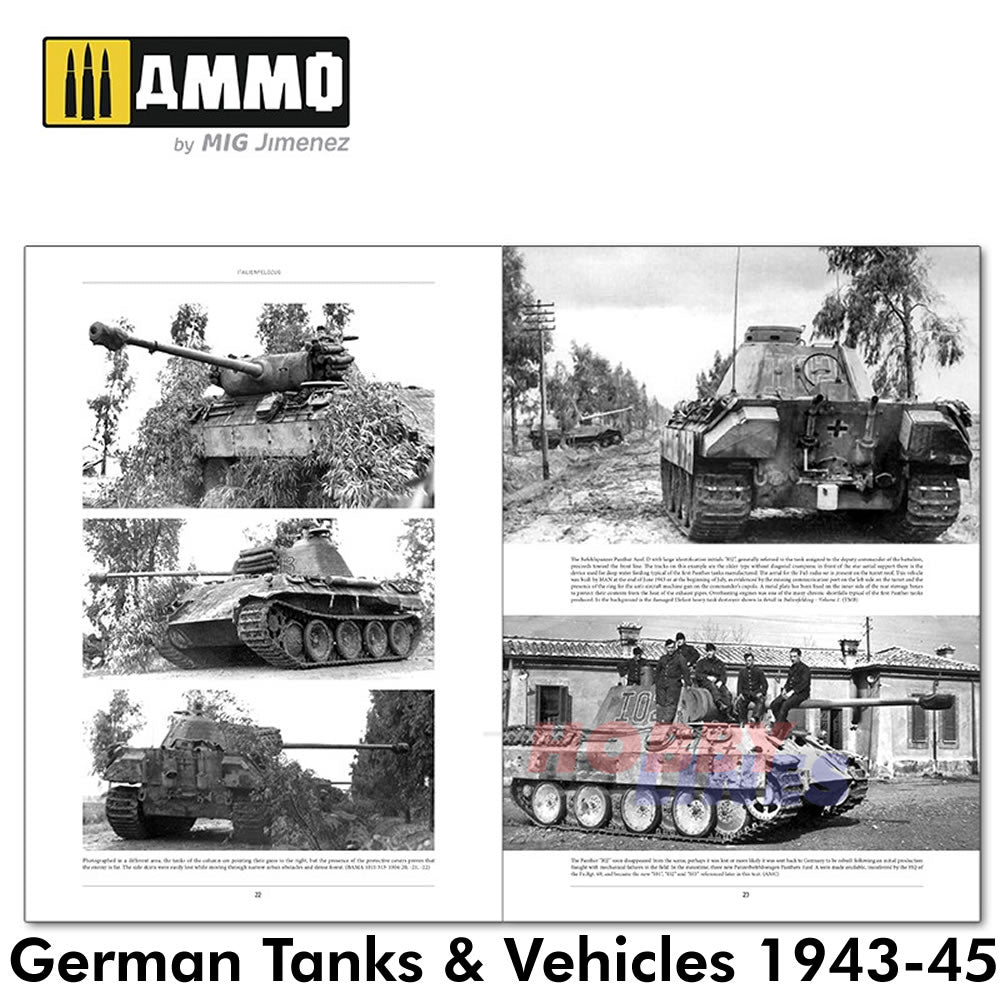 ITALIENFELDZUG German Tanks & Vehicles 1943-1945 Vol. 2 Book Ammo by Mig MIG6263