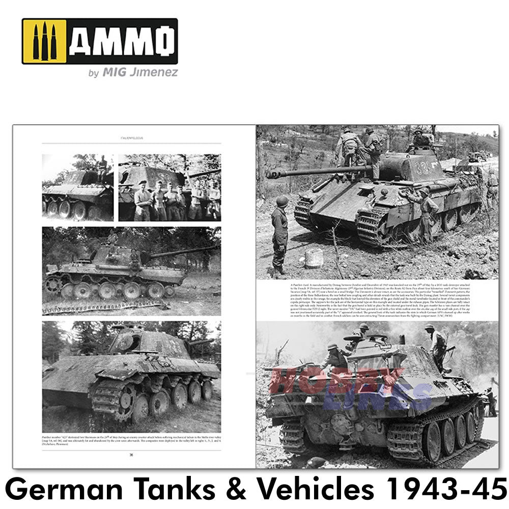 ITALIENFELDZUG German Tanks & Vehicles 1943-1945 Vol. 2 Book Ammo by Mig MIG6263