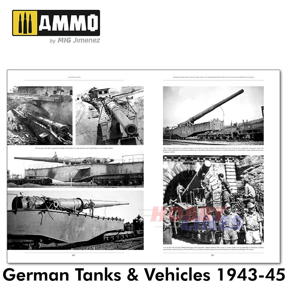 ITALIENFELDZUG German Tanks & Vehicles 1943-1945 Vol. 2 Book Ammo by Mig MIG6263