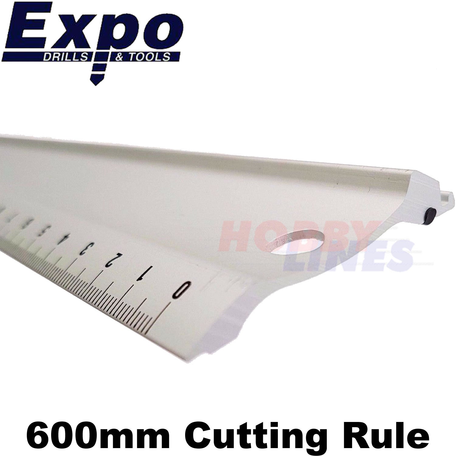 600mm CUTTING RULE Anti Slip compatible with most Angle cutters Expo 71241