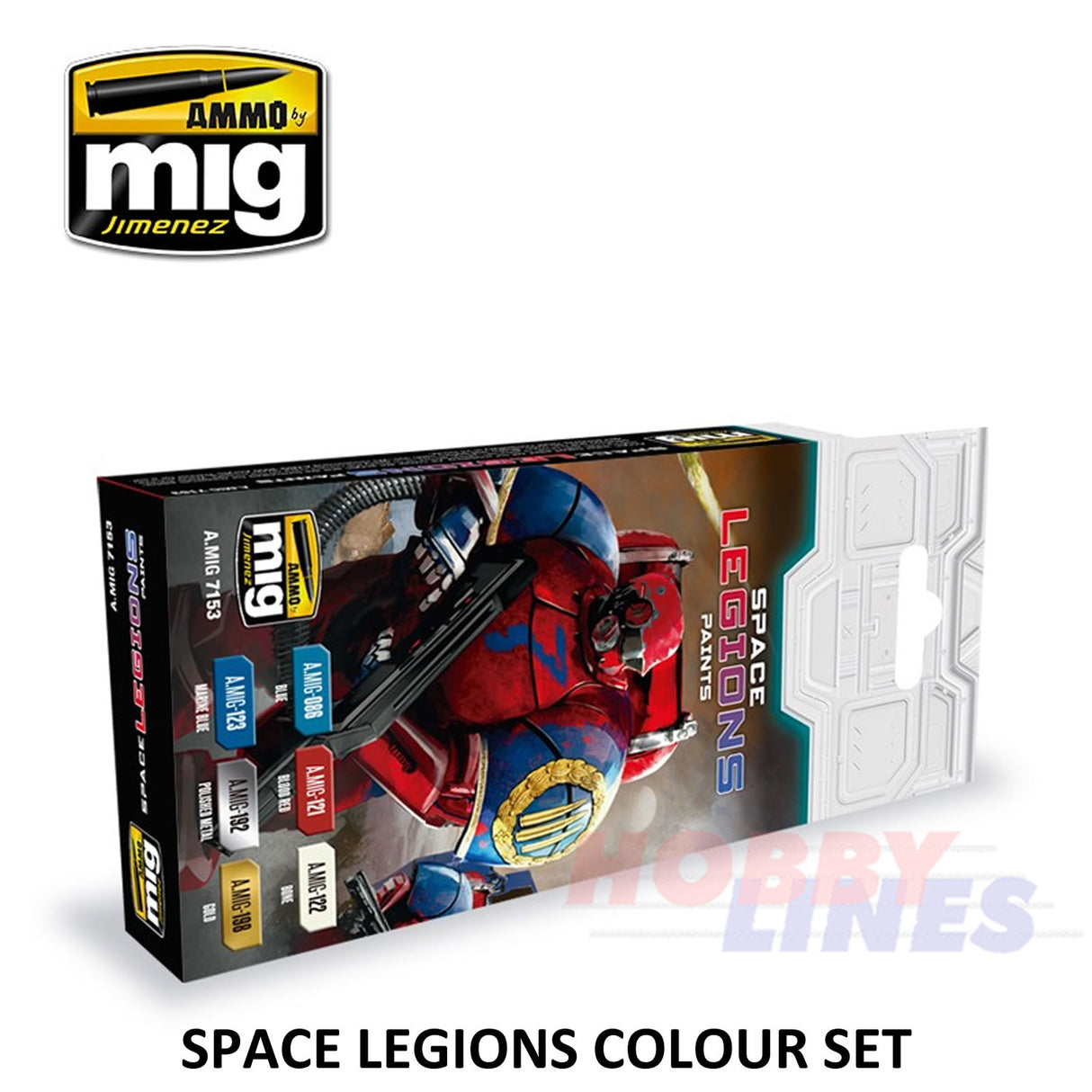 SPACE LEGIONS Colour Set Paint Modelling AMMO By Mig Jimenez Mig7153