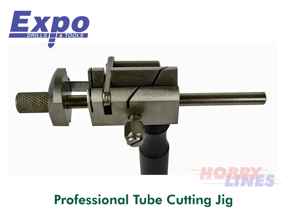 Expo Tools Professional TUBE & WIRE CUTTING JIG with 45ø Mitre up to 5mm dia.