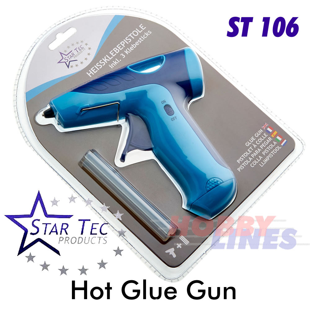 Hot Glue Gun Battery Operated StarTec ST 106 (4AA) 3 Glue Sticks included 74334