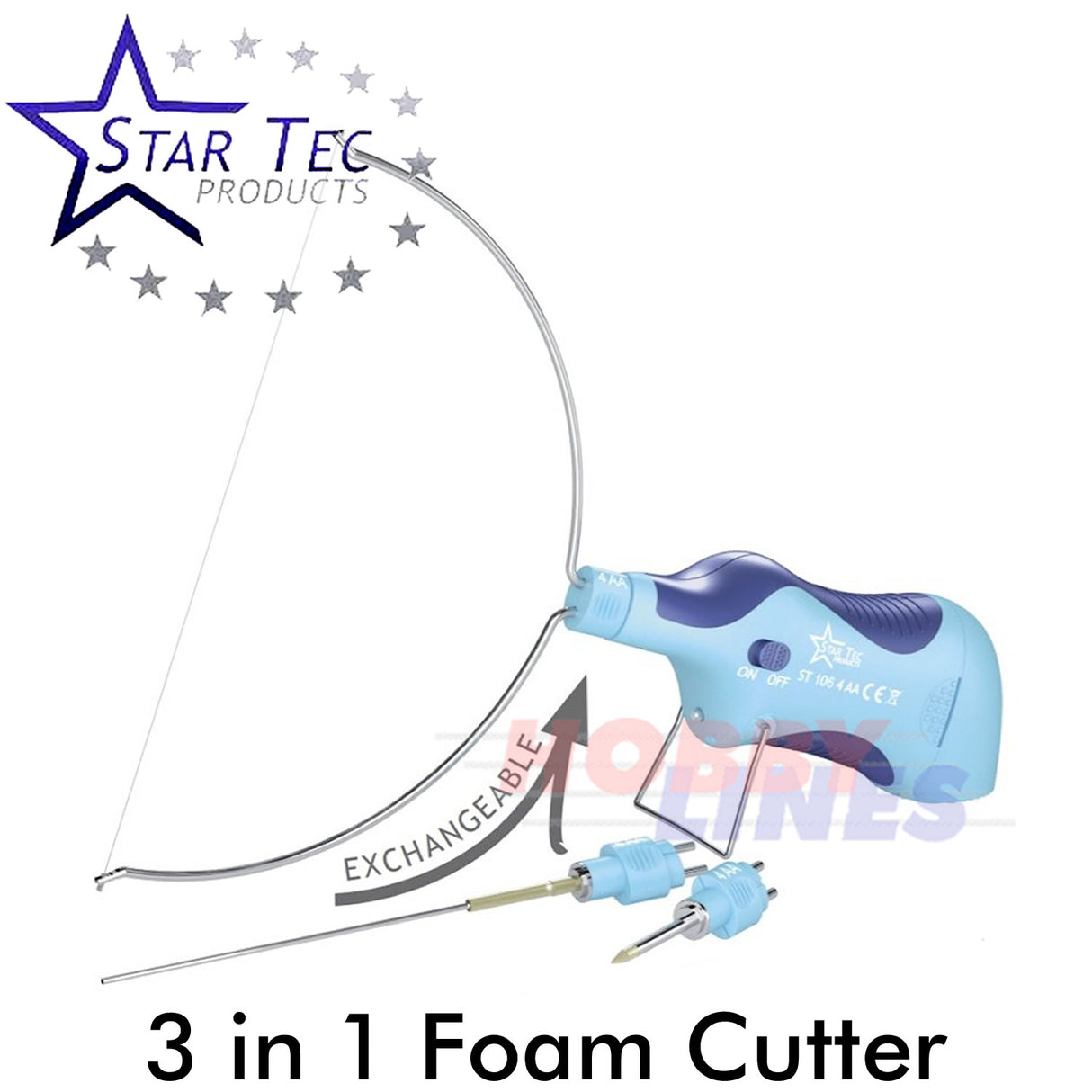 Hot Wire Foam & Polystyrene Cutter with Knife & Pyrography tip StarTec ST10621