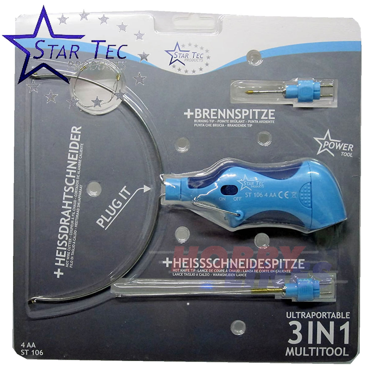 Hot Wire Foam & Polystyrene Cutter with Knife & Pyrography tip StarTec ST10621