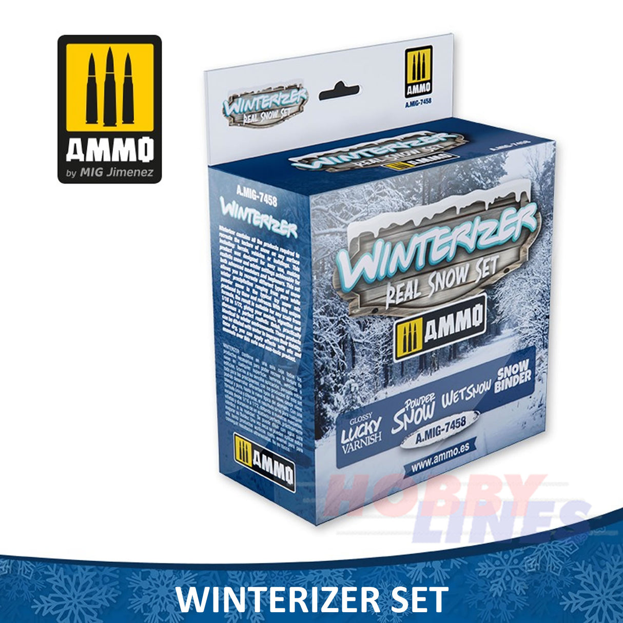 WINTERIZING SET weathering snow texture all surfaces AMMO Mig Jimenez Mig7458