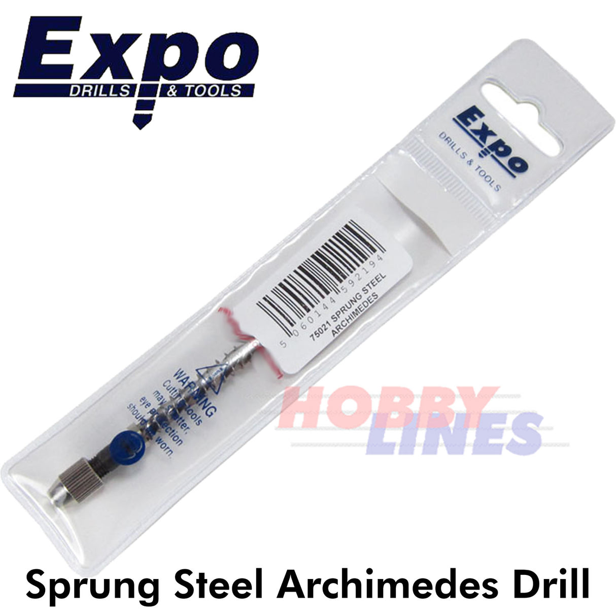 Sprung Archimedes Drill (Steel) High Quality Capacity 0-0.8mm Expo Tools 75021