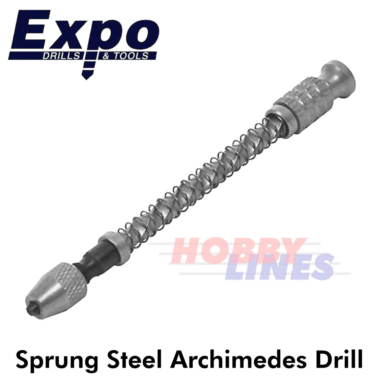 Sprung Archimedes Drill (Steel) High Quality Capacity 0-0.8mm Expo Tools 75021