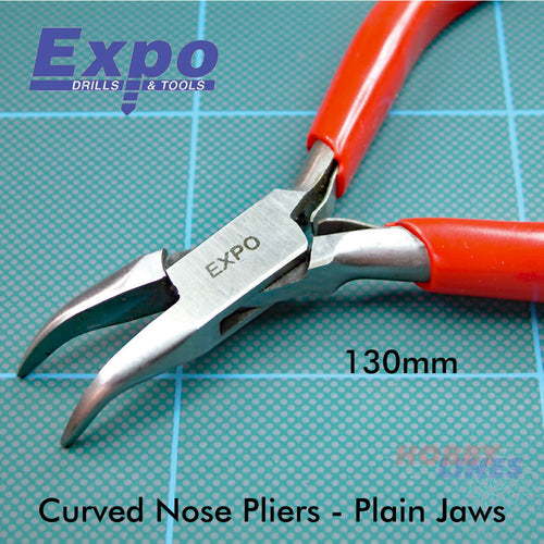 Pro Pliers BOX JOINT PLIER BENT/CURVED NOSE double leaf spring 75565 EXPO TOOLS