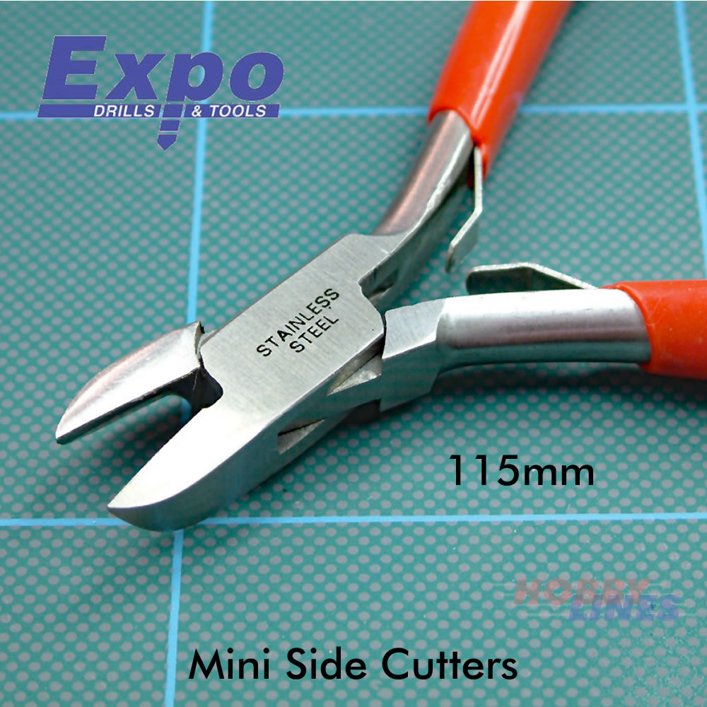 Pro Pliers PRO PLIER SIDE CUTTERS 115mm with spring double leaf 75625 EXPO TOOLS