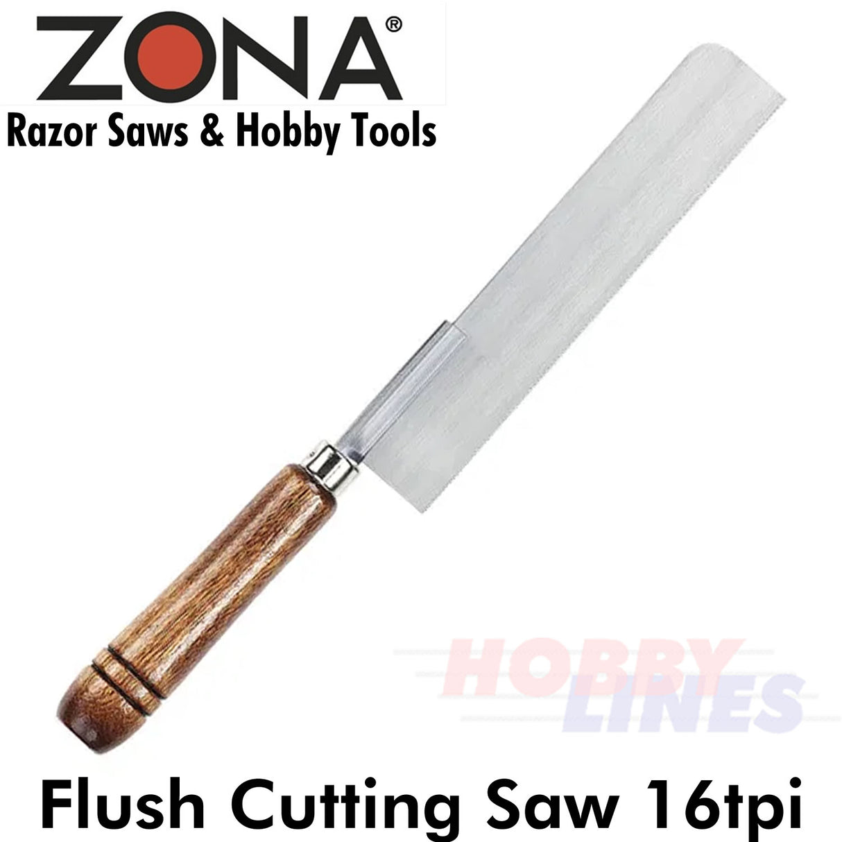 Flush Cutting Saw 16TPI Flexible Medium Kerf Hobby Tool Woodwork ZONA 35-400