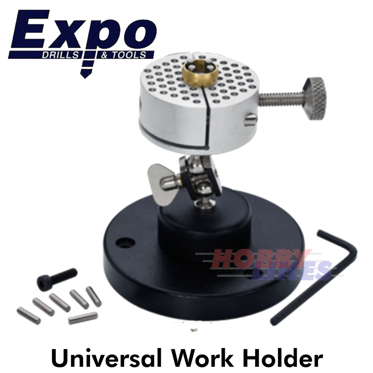 UNIVERSAL WORK HOLDER Bench Stand Adjustable Pin Vice Hold irregular shapes etc