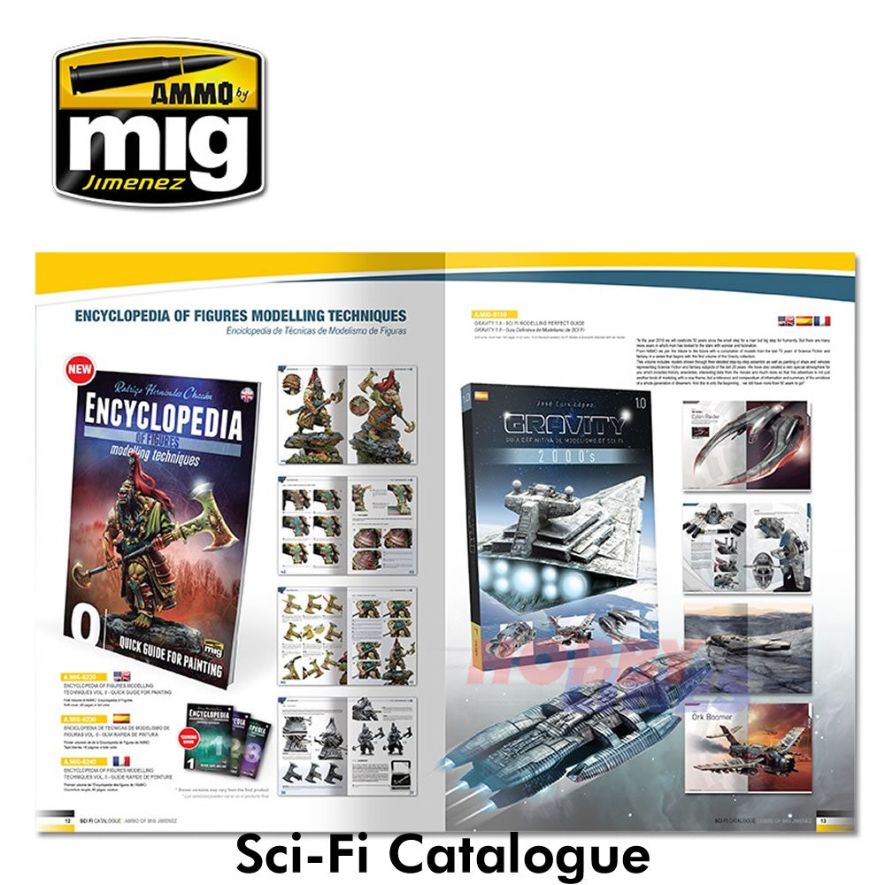 AMMO SCI-FI CATALOGUE 2019 edition 52 pages Full Colour AMMO Mig Jemenez Mig8302