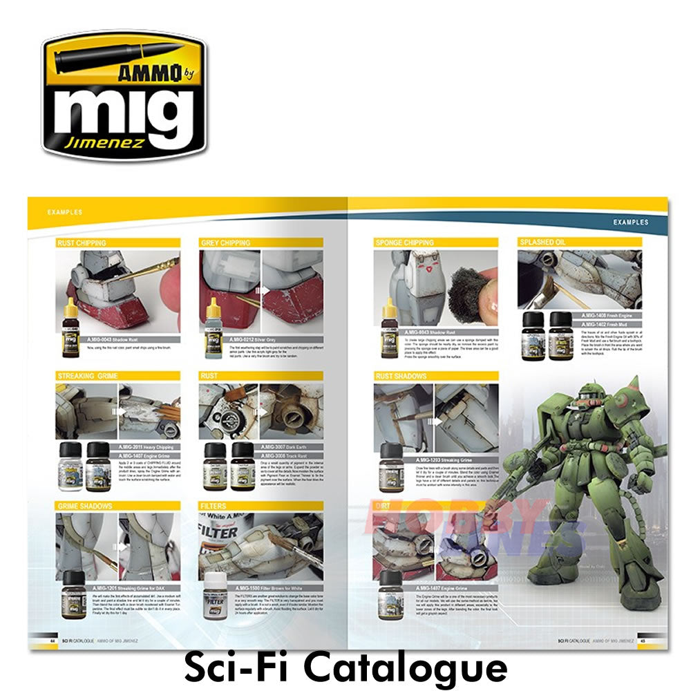 AMMO SCI-FI CATALOGUE 2019 edition 52 pages Full Colour AMMO Mig Jemenez Mig8302
