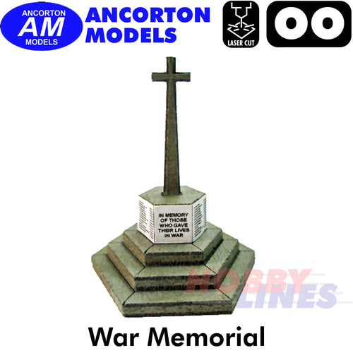WAR MEMORIAL laser cut kit OO gauge 1:76 scale Ancorton Models OOWM1
