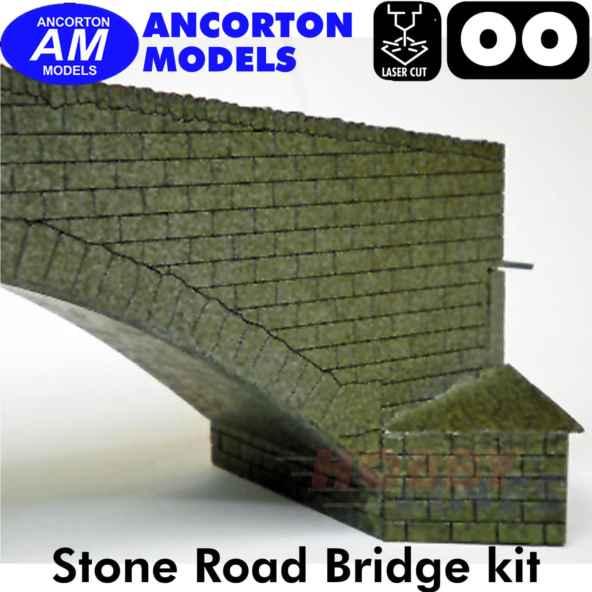 ROAD BRIDGE STONE BUILT kit stone built OO gauge1:76 scale Ancorton Models OOBR2