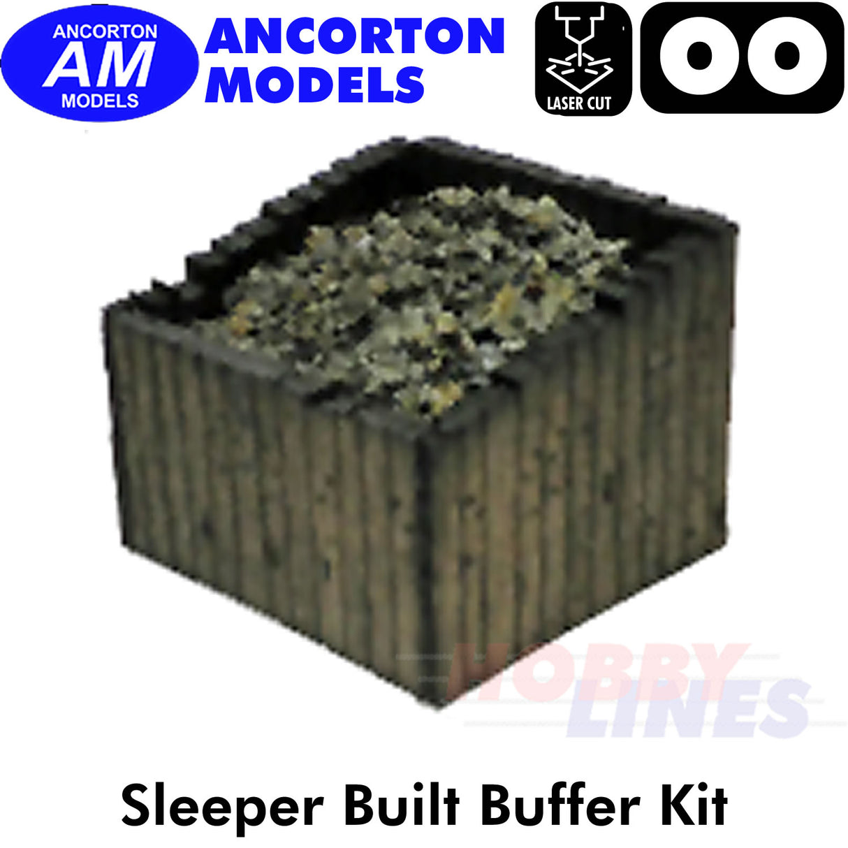 BUFFER Sleeper Built laser cut kit OO gauge 1:76 Ancorton Models OOCB1